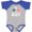 Heather and Royal, variant on Inktastic All American Boy USA Parade Boys Baby Bodysuit