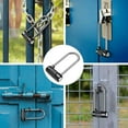 thumbnail image 5 of Combination Lock, 5 Digit Combination Padlock, 116mm Long Flexible Cable Lock, Long Shackle Padlocks, Updated Safety Resettable Lock for Gym Locker, Closet, Luggage, Cabinet, Outdoor (Silver), 5 of 5