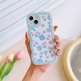 thumbnail image 2 of Compatible with iPhone 14 Plus Floral Case for Women Girls,Aesthetic Cute Wavy Flowers Design Soft Shockproof Cell Phone Cover for iPhone 14 Plus 6.7 Inch (Tulip/Mint Green), 2 of 7