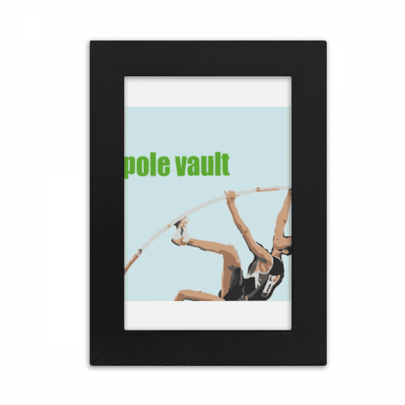 Pole Vault Field Events Art Deco Fashion Desktop Photo Frame Picture Display Art Painting Exhibit