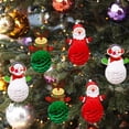 thumbnail image 4 of 6x adornos colgantes de Navidad Bola de panal colgantes de papel decoración de Navidad para la pared del hogar sala de estar telón de fondo para, 4 of 6