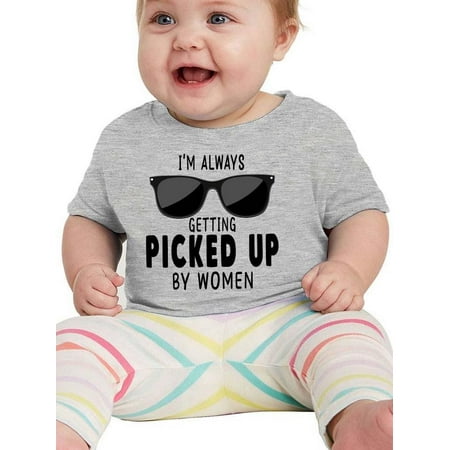 

Getting Picked Up By Women T-Shirt Infant -Smartprints Designs 12 Months