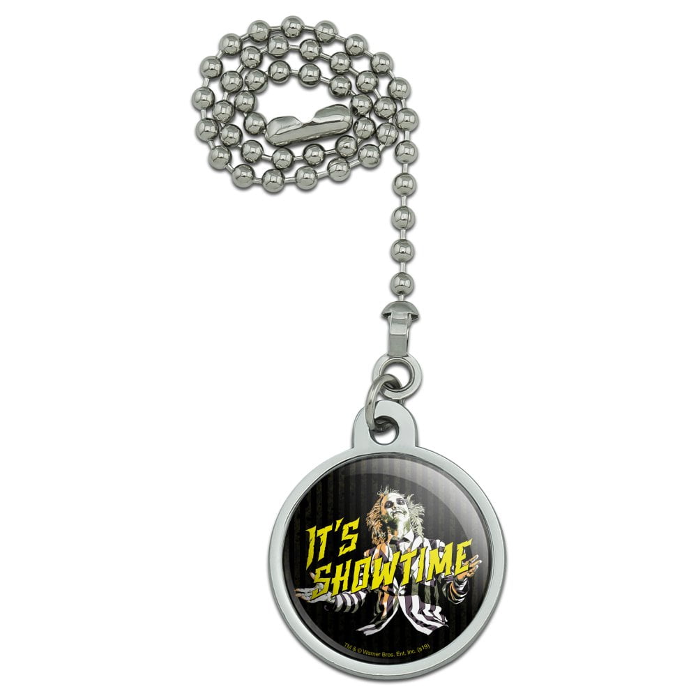 Beetlejuice It's Showtime Ceiling Fan and Light Pull Chain