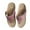 Wine, variant on Women's Spring And Summer New Big Size Clip-toe Beach Flower Hollow-out Wedges Fashion Casual Slippers Sandals for Women 2025 Green 36