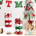 thumbnail image 5 of Paquete de 41 adornos de bolas de Navidad, juego de bolas de Navidad pintadas con estrellas, árbol de Navidad, boda, decoración de fiesta Zhivalor CPB-SSW204-1, 5 of 5