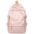 thumbnail image 2 of Backpack Polka Dot Backpack for Women Cute Backpack Nylon Waterproof Daypack Trendy Slouchy Bookpack for Campus Commute, 2 of 9