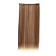 thumbnail image 1 of Rallonge de Cheveux de 23,6 Pouces, Lisse, à Clip, Rallonges de Cheveux Synthétiques avec 5 Pinces par Postiche pour Femmes et Filles, 1 of 6