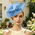 thumbnail image 2 of SAWOBUUN Women Elegant Fascinator Hat Vintage Floral Mesh Headpiece, 2 of 6