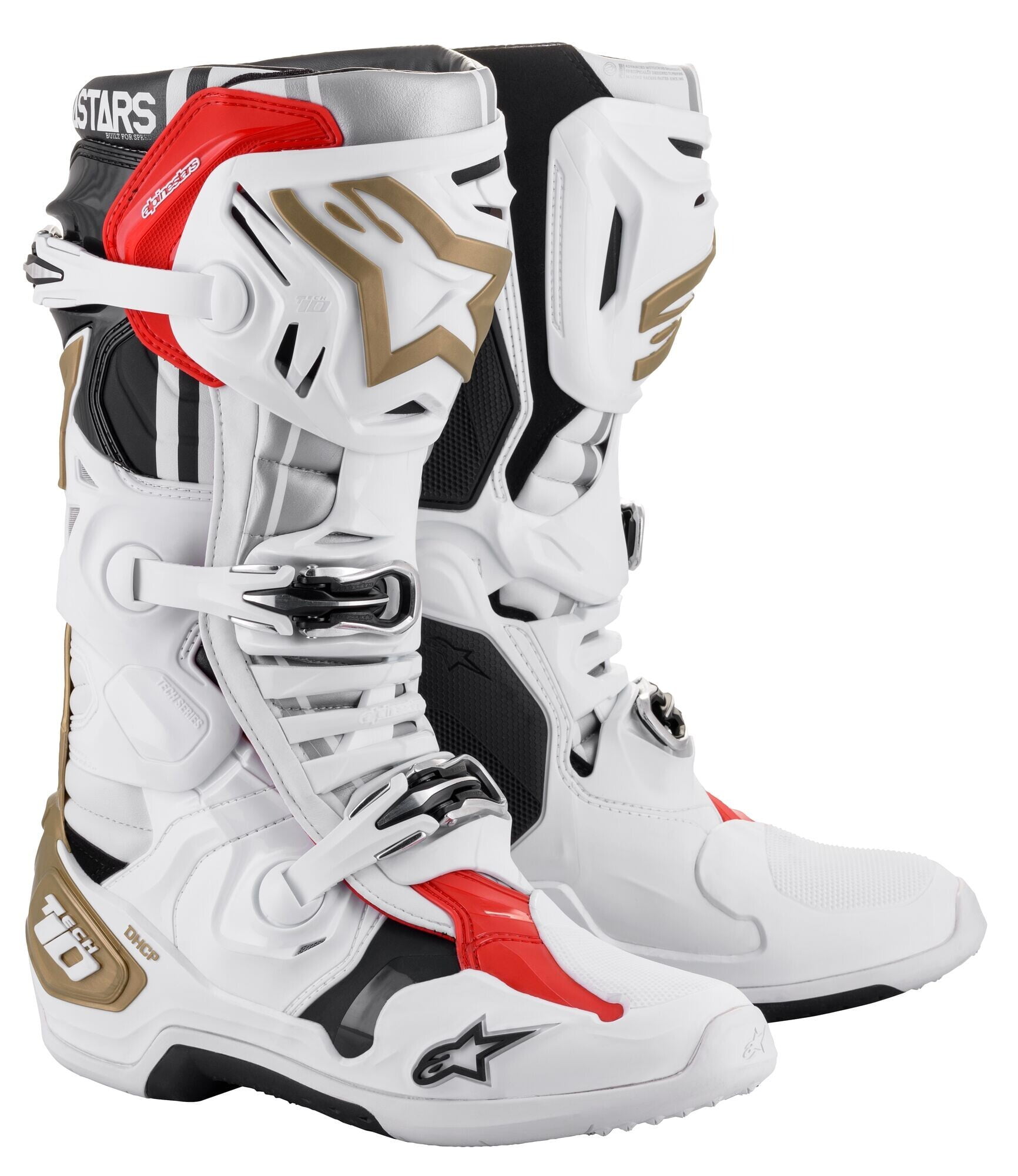 Squad Mens MX Offroad Boots White 