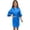Z-Blue422, variant on SonxaHe Big Girl's Outfit Set Long Sleeve Relaxed Satin Robe Child Silk Birthday Wedding Party Spa Outfits,1-Piece Black,Size 11-12 Y