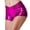 A02 Hot Pink, variant on Metallic Booty Shorts for Women High Rise Shiny Rave Dance Shorts Stretchy Slim Fit Hot Pants Yoga Workout Pole Dance Outfits