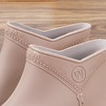 thumbnail image 6 of AUDeals Women's Short Ankle Rain Boots Waterproof Rubber Anti Slip Lightweight Garden Boots with Comfort Insoles, 6 of 9