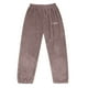 thumbnail image 4 of Conjunto de pijama de franela de color liso para mujer: cálido y cómodo, dos piezas, cuello redondo, forro polar coral, adecuado para invierno/otoño, talla única, 4 of 7
