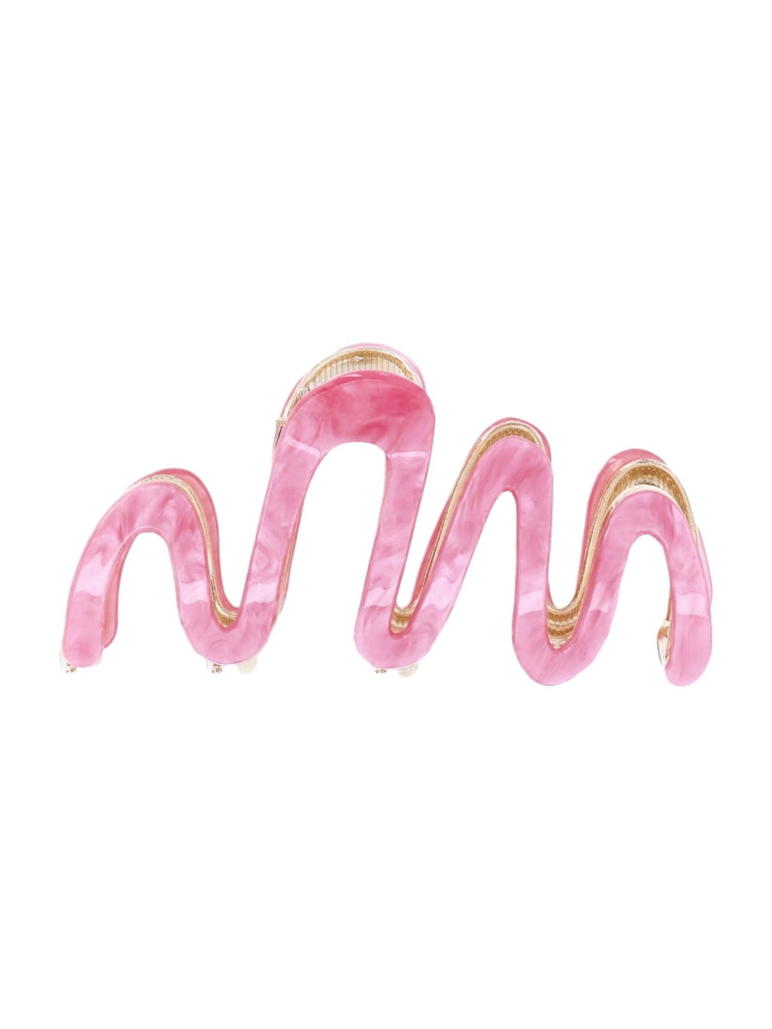 Time and Tru Swirl Hair Claw Clip, Pink