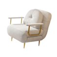 thumbnail image 4 of Sofá individual, sillón resistente al desgaste, para dormitorio, apartamento, niños Blanco, 4 of 8