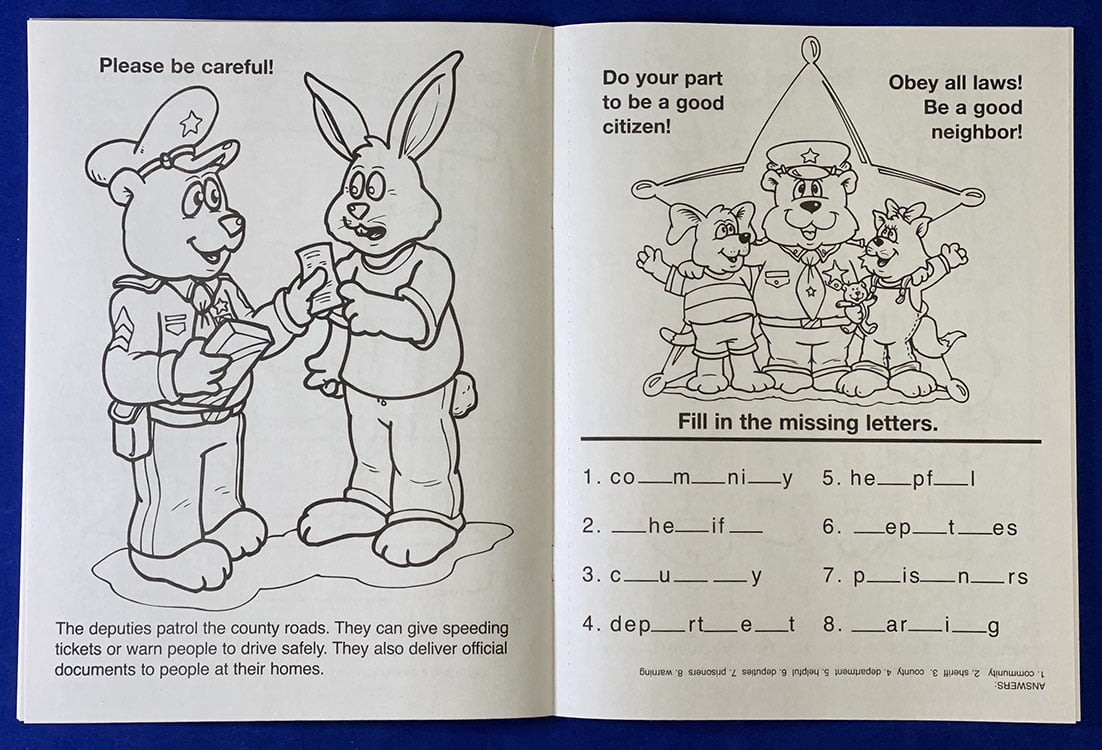 ZoCo: 25 Pack - Your Sheriff is Your Friend - Kid's Coloring & Activity Books