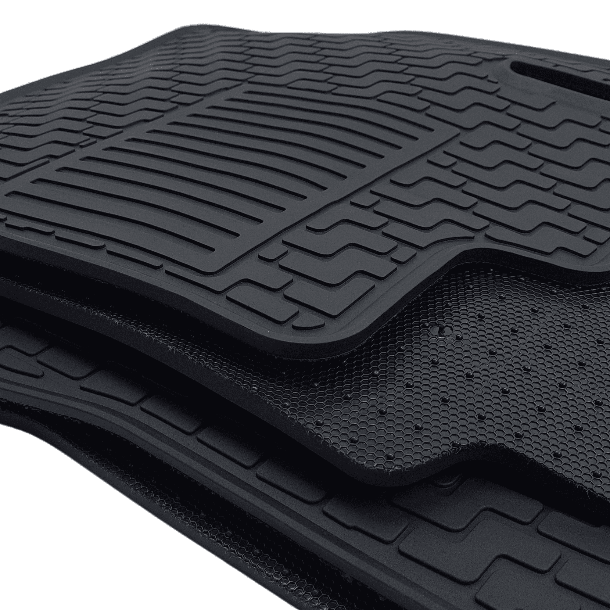 Floor Mats For 2011-2017 Honda Odyssey (RL5) Heavy Duty Custom Fit All Weather Floor Liner 3 ROW Full Set Rubber