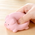 thumbnail image 4 of Novelty Laying Pig Squishy Stress Toy, Adorable Cartoon Pig Soft Decompression Toy, Cute Gift for Birthday Classroom Rewards, 4 of 5
