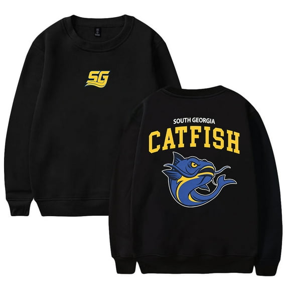 Chad Powers South Georgia Catfish Logo Crewneck Long Sleeve Streetwear Women Men Pullover Sweatshirts