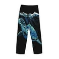 thumbnail image 3 of Lsque Ocean Turtle Print Men's Pajama Pants, Lounge Pant - Comfortable Home Wear,Elastic Waistband, Stylish Design-Small, 3 of 9