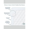 Gerber Baby Girl 100 Cotton Fitted Crib Sheet for Standard Crib and