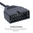 thumbnail image 3 of ziyahi Scanner Cable Auto Professional Vehicles Wire Connecting Line Repair Tools Universal Fit for GM 12Pin to 16 Pin, 3 of 6