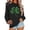Saint Patricks Day Top - A01 Black, variant on Xdegoge St Patricks Day Sweatshirts Women Long Sleeve Crewneck Pullover Elegant Four Leaf Clover Themed Print Sweatshirt for Themed Parties
