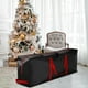 thumbnail image 5 of Bolsa de almacenamiento para muebles, lona resistente al desgarro, rectangular, impermeable, grande, para árbol de Navidad Negro 122x38x51cm, 5 of 7