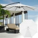 thumbnail image 1 of Fiudx Sombrilla de Patio, Tela de Poliéster Resistente, Diseño Moderno, Protección Uv 95 %, Ideal para Playa y Jardín, Ideal para Disfrutar Al Aire Libre En Familia, Fácil Mantenimiento., 1 of 4
