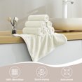 thumbnail image 3 of Jessy Home 12 Pack Beige Washcloths for Bathroom 13x13 Inch Ultra Soft Hand Face Towels, 3 of 6