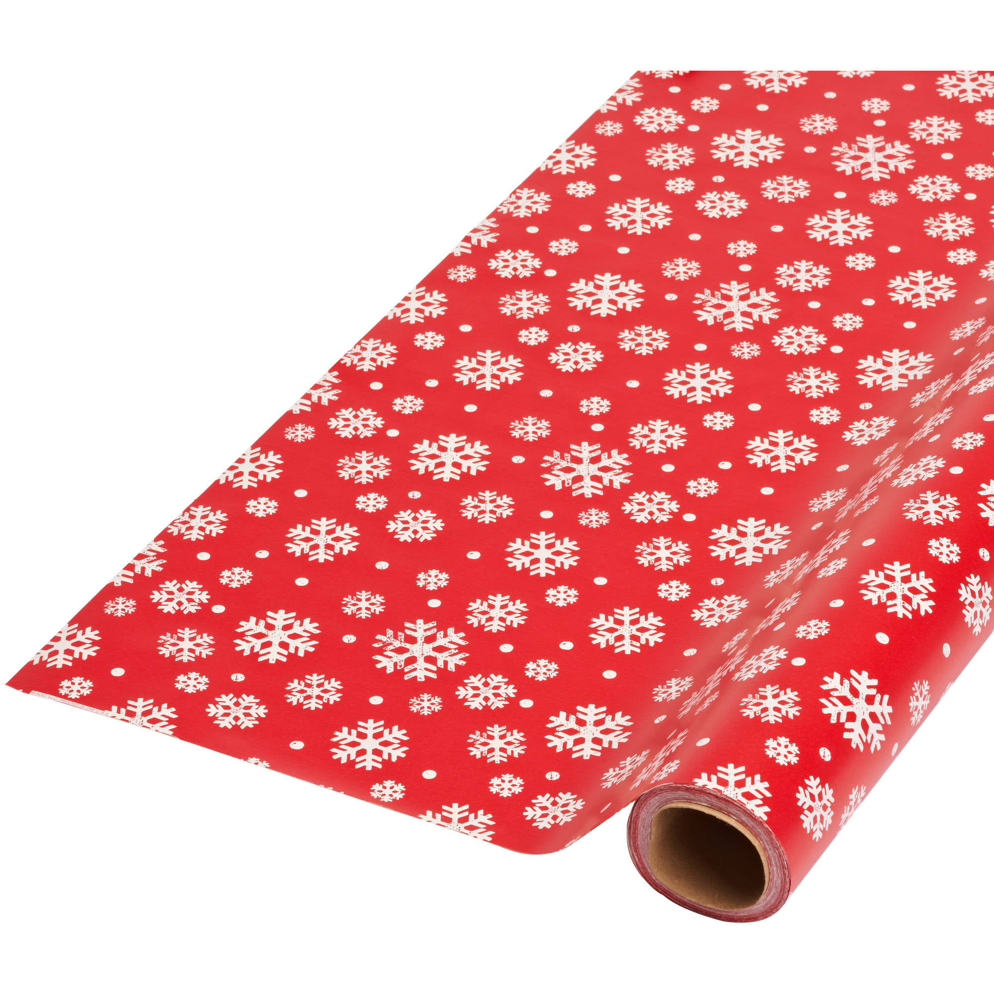WHITE RED GREEN SNOWFLAKE GEMSTONE WRAPPING TISSUE PAPER SHEETS GLITTER  50x75cm