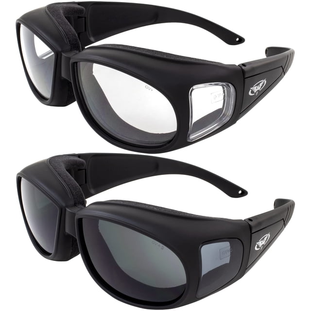 Gafas de Seguridad para Motocicleta Global Vision Outfitter Juego de 2
