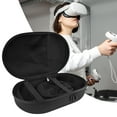 thumbnail image 4 of Nouvelle Housse de Transport pour Manette Meta Quest 3 Antichoc Coque Rigide en EVA pour Accessoires Meta Quest3 Imprimé Marron, 4 of 6