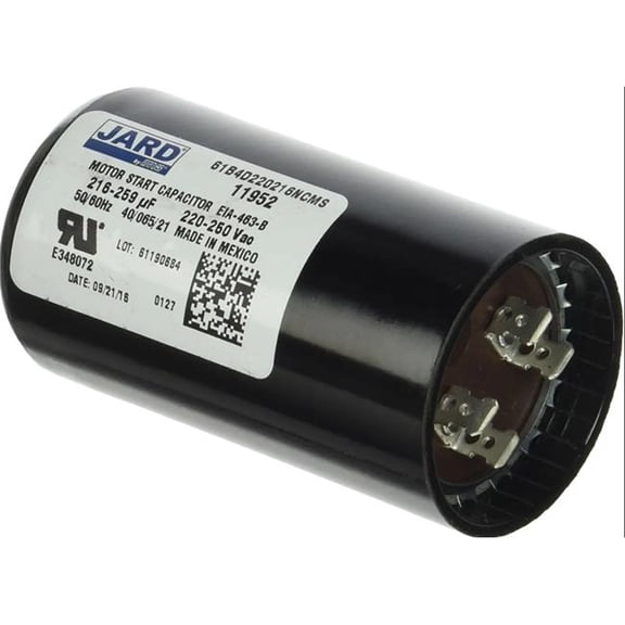 Mars Motors 11952 250-220V 216-259MFD Start Cap
