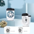 thumbnail image 4 of Mini ventilador de escritorio, enfriador de aire portátil USB, para una refrigeración agradable, ideal para el hogar, la oficina y los viajes, 4 of 5