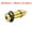 Gold, variant on Uxcell Guitar Bass 1/4 inch Stereo Mono Barrel Jack Input Output Cylinder Plug Socket Black for Electric Guitar Bass