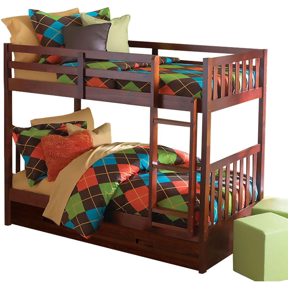 Cambridge Braeburn Twin Over Bunk Bed With Trundle Merlot Cambridge Braeburn Twin Over Bunk Bed With Trundle Merlot Com