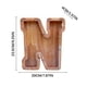 thumbnail image 5 of Lata de ahorros de madera con letras en inglés, lata de ahorros de vidrio transparente, alcancía, 5 of 6