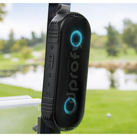 Dprofy New Play 2 Rounds of Golf, Magnetic Bluetooth Golf Speaker Golf Cart Speaker, Stereo Sound Portable Pro Wireless Waterproof Speaker with Rich Bass, Golf Accessories Golf G