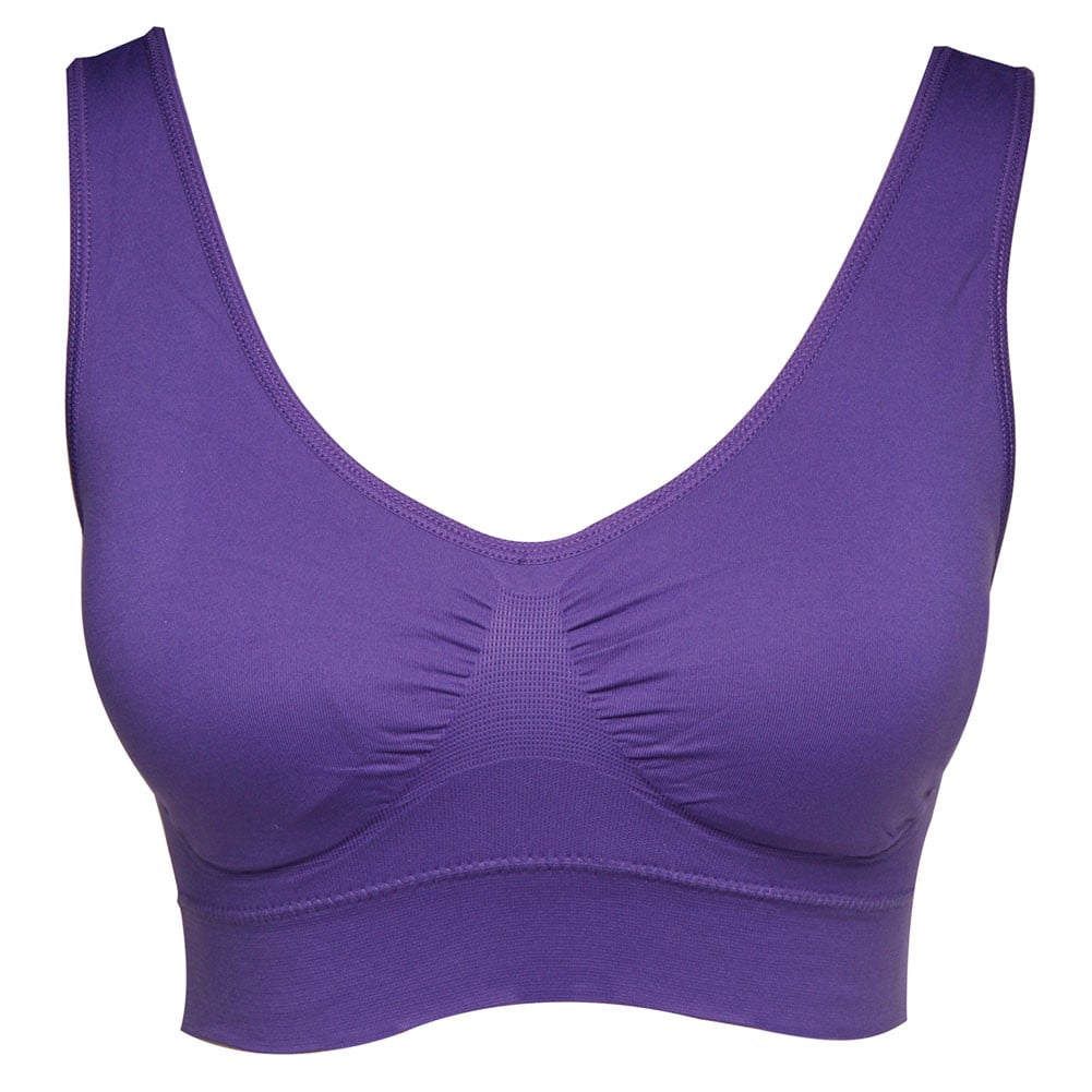 NWT $50 Hard Tail [ Small ] Cage Sports Bra in Purple/Blue Heather #5233