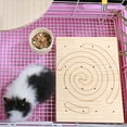 thumbnail image 3 of Abreact Mood Squirrel Scratching Tool, Wooden Cage Accessory Claws Scratching Board, Guinea Pig For  Hedgehog Chinchilla, 3 of 8