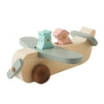 thumbnail image 3 of Avión de madera de juguete con animales, regalos portátiles para niños, juguete educativo de motricidad fina, juguetes Montessori para bebés, 3 of 9