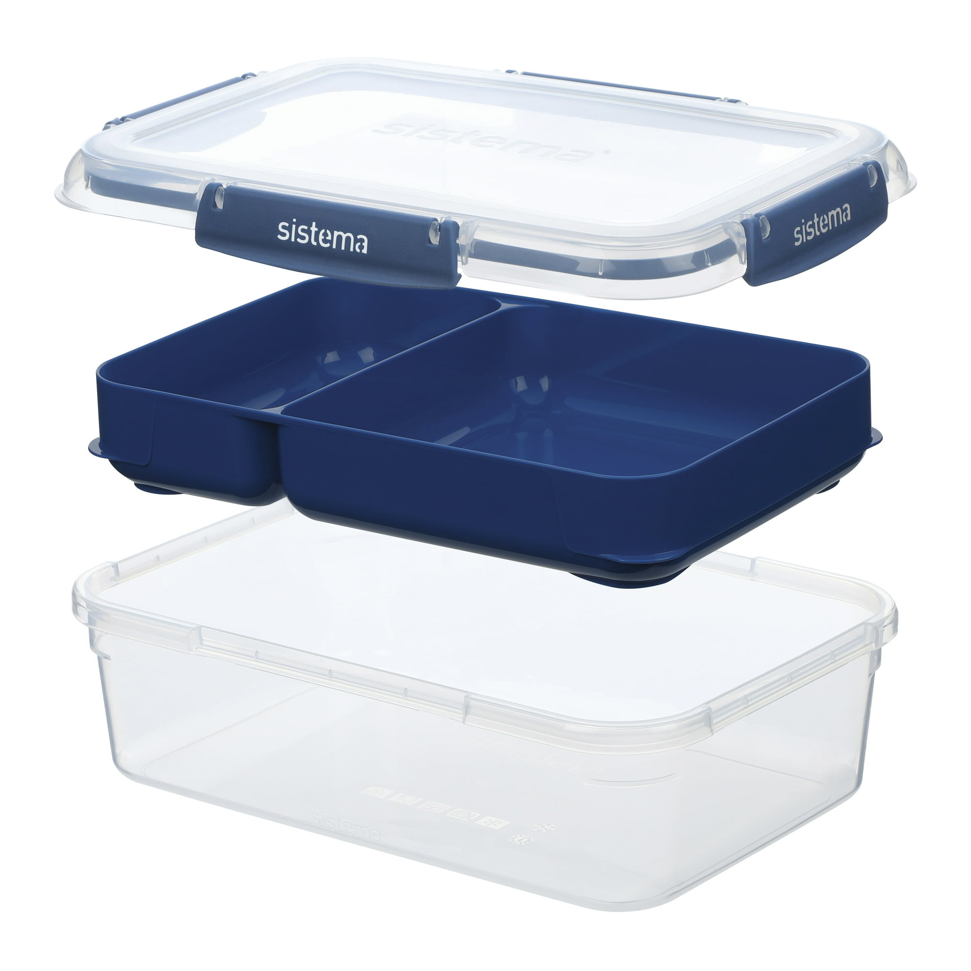 Lot De 9 Boîtes De Conservation Alimentaire Vtopmart 2L - Plastique Sans BPA, Noires, Hermétiques, Passe Au Lave-vaisselle