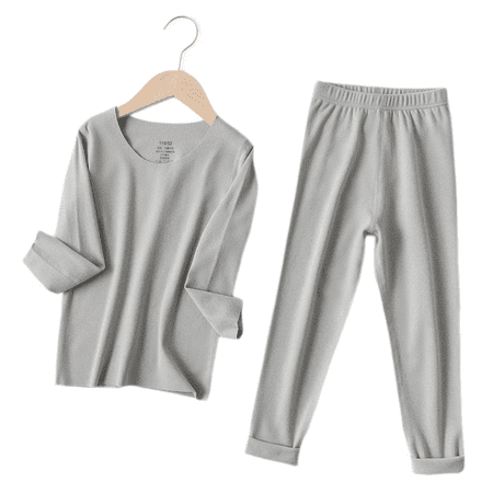 

Children s Autumn Clothing Autumn Pants Boys Thermal Underwear Set Children s Clothing Autumn And Winter Girls Home Clothing Large Children s Pajamas Star Gray 160cm