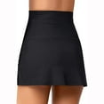 thumbnail image 4 of IROINNID Mini Elastic Waist Skirt For Women Bikini Bottom Swim Skirt Tulip Hem Beach Solid Color Skirt, 4 of 4