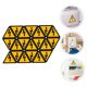thumbnail image 2 of 80 Hojas de Etiquetas Adhesivas Yuxing para Señalización de Cercas Eléctricas Amarillo y Negro, 2 of 5