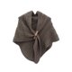 thumbnail image 2 of Minnieouse Mantón de invierno para mujer, chal para fiesta de boda, banquete, Color sólido, pañuelo para el cuello, capa de poliéster para Abrigos y chamarras Café, 2 of 6
