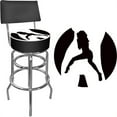 thumbnail image 1 of Shadow Babes - C Series - High Grade Padded Bar Stool with Back, 1 of 1