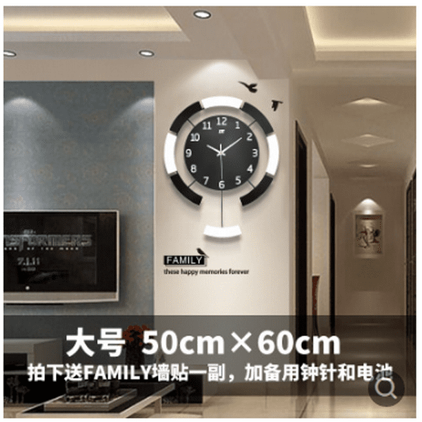 Large Clock Wall Decor Wood Modern Clocks Art For Living Room Kitchen Farmhouse Bedroom Black Pendulum Battery Operated Non Ticking Silent Women Com - Modern Black Pendulum Wall Clock Large Clock Wall Decor Wood Modern Clocks Art For Living Room Kitchen Farmhouse Bedroom Black Pendulum Battery Operated Non Ticking Silent Women Com - Modern Black Pendulum Wall Clock