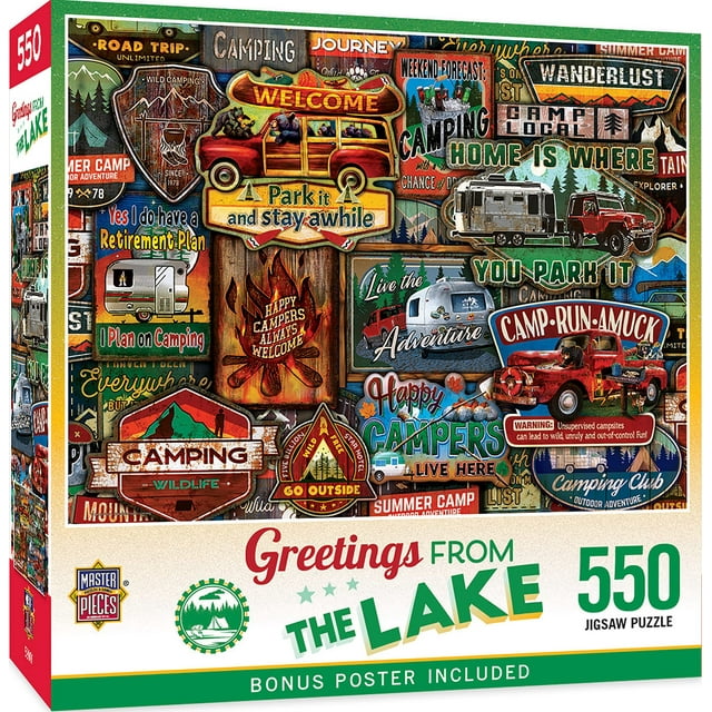 Rompecabezas MasterPieces The Lake 550 piezas